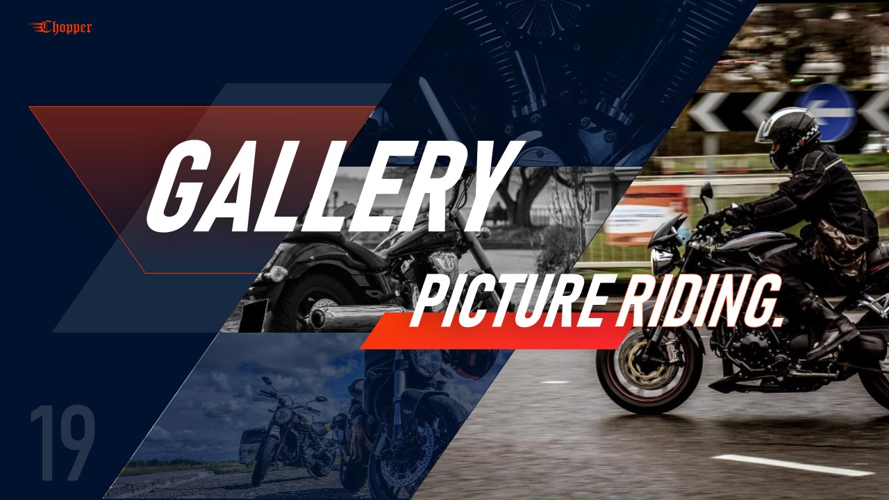 Chopper Creative Automotive Motorcycle PowerPoint Presentation Template